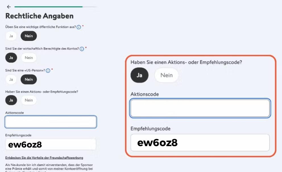 Swissquote referral code